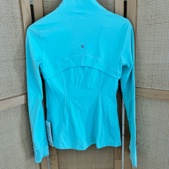NWT LULULEMON IDEAL MINT DEFINE JACKET NULU SIZE 8 SIZE 6 BLUE - Picture 2 of 5